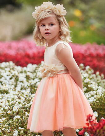 Efektné tylové šaty / Fancy tulle dress degrade  Abel & Lula