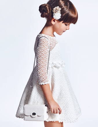 Vyšívané tylové šaty / Embroidered tulle dress    Abel & Lula