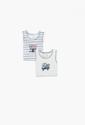 Tričko bez rukáva 2ks  / Pack 2 t-Shirts for boy